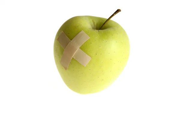 Alimentos geneticamente modificados, maçã — Fotografia de Stock