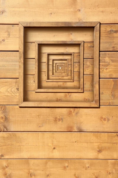 Psychedelic wooden window zoom concentric — Stock Photo, Image