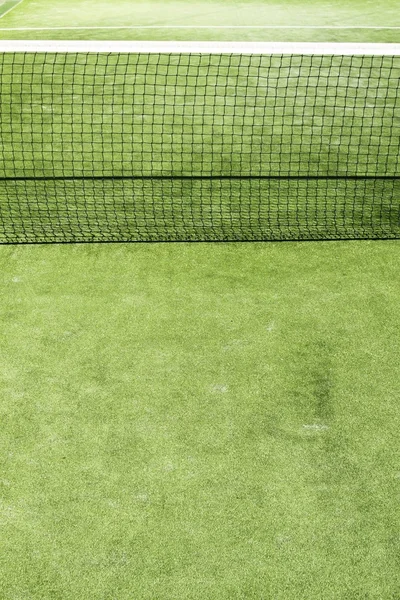 Paddle tennis groen gras camp veld textuur — Stockfoto