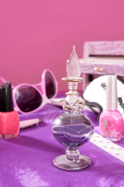 Barbie-Stil Mode Make-up Eitelkeit Schminktisch — Stockfoto