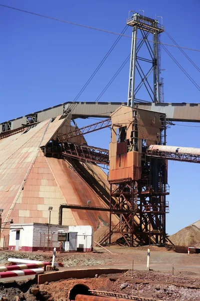 Розкопки металу відкритий шахтної Riotinto — стокове фото