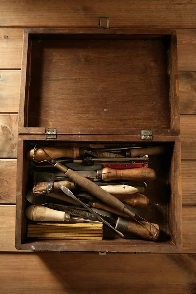 Srtist ruční nástroje pro handcraft díla — Stock fotografie