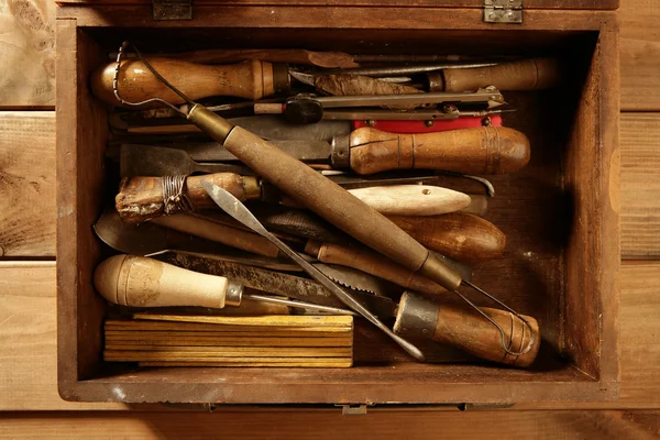 Srtist handverktyg för handcraft verk — Stockfoto