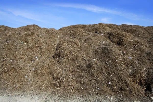 Kompostierung ökologischer Kompost Außenlager — Stockfoto