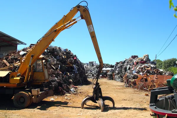 Scrap metal scrap-iron junk — Stock Photo, Image