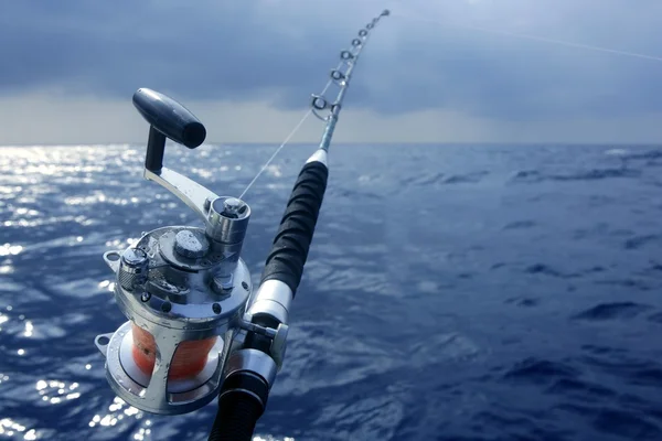 Grande gioco di pesca in barca d'altura — Foto Stock