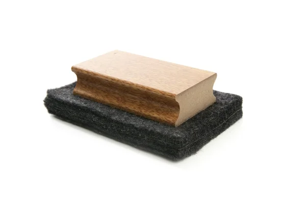 Svarta tavlan renare svamp för blackboard chalk — Stockfoto