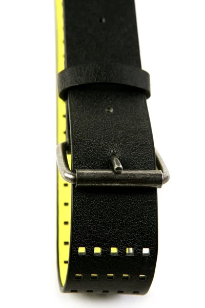 Öv, fekete és sárga, belül modern divat — Stock Fotó