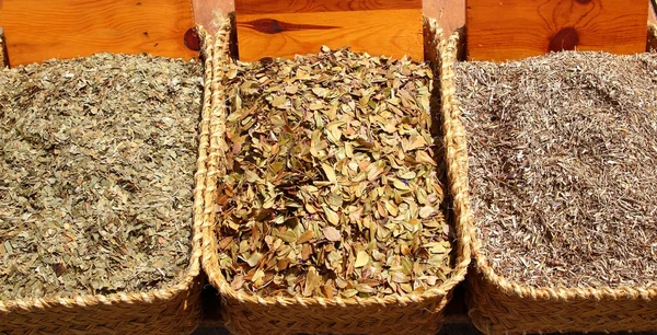 Herbal mercado de medicina natural medicina tradicional — Fotografia de Stock