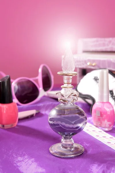 Barbie-Stil Mode Make-up Eitelkeit Schminktisch — Stockfoto