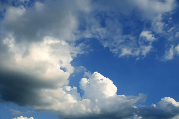 Blauer Himmel vom Flugzeug aus gesehen — Stockfoto