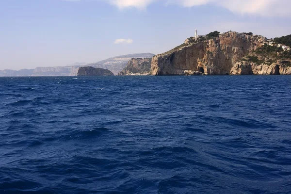 Mar Mediterraneo blu — Foto Stock