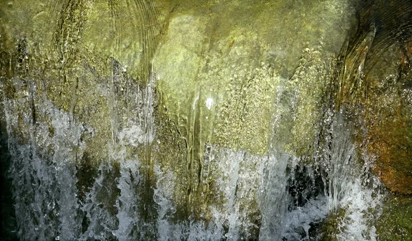 Textura de cascada verde río — Foto de Stock
