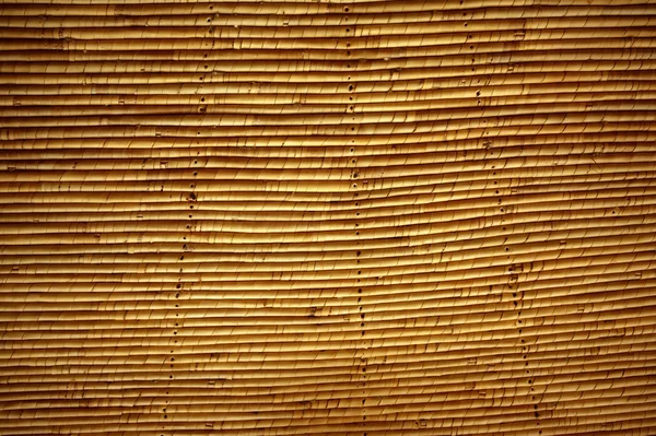 Telhado de cana tradicional sistema de teto africano — Fotografia de Stock