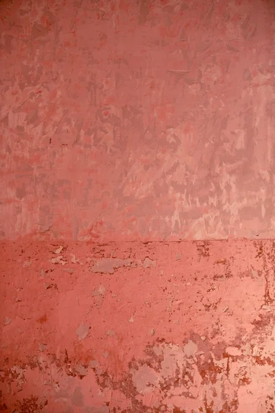 Pared grunge envejecida textura de pintura vieja rosa —  Fotos de Stock