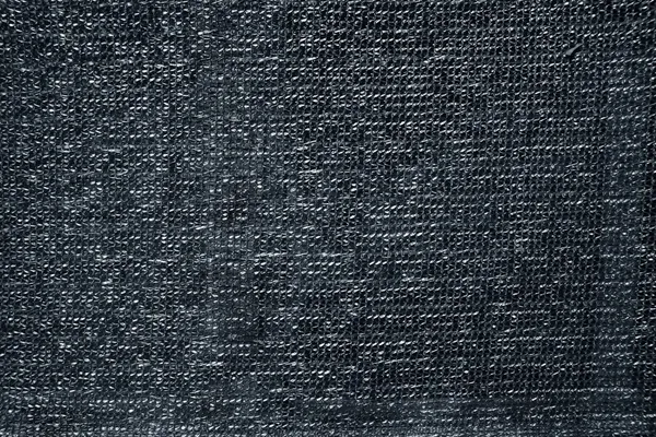 Gris rafia tela plástico textura patrón fondo — Foto de Stock