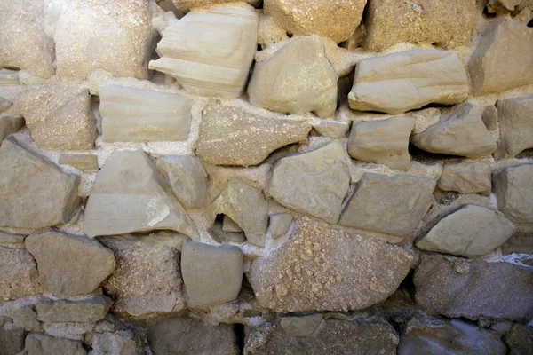 Murs en pierre vieilli, maçonnerie en Espagne — Photo