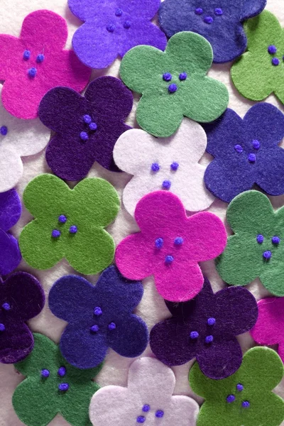 Flowers fabric pop colors wallpaper — Stock Photo, Image