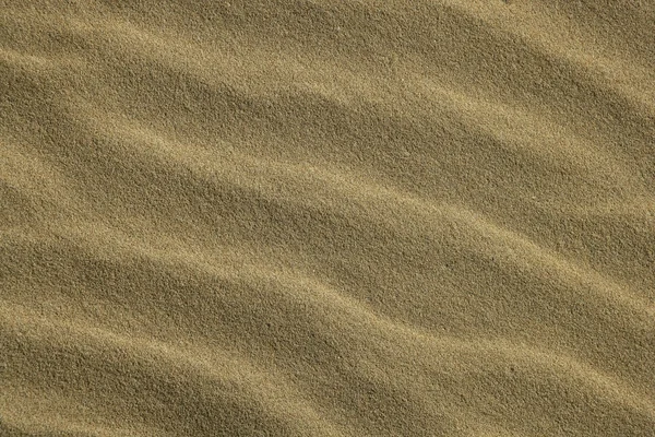 Ondulato riva del mare sabbia texture sul sole — Foto Stock
