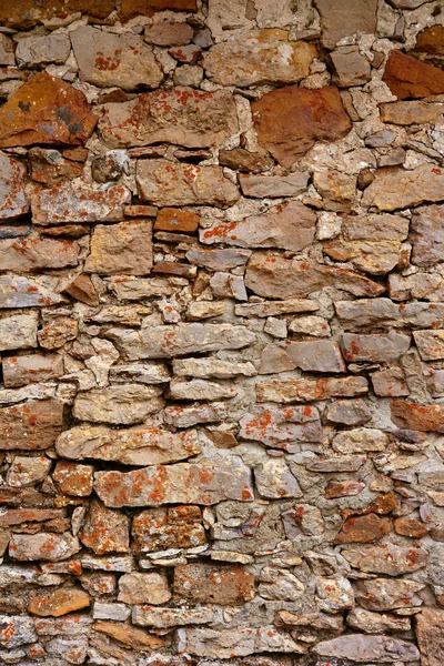 在西班牙，老石头墙砌体 — 图库照片
