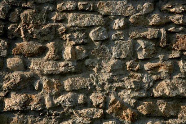 스페인, 오래 된 돌 벽에 벽돌 — 스톡 사진