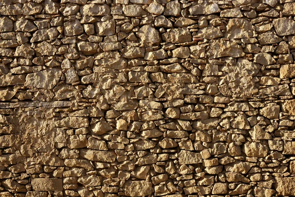 Mauerwerk in Spanien, alte Steinmauern — Stockfoto