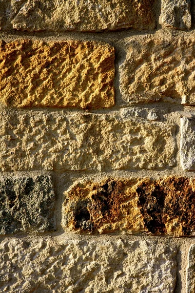 Maçonnerie en Espagne, vieux murs de pierre — Photo