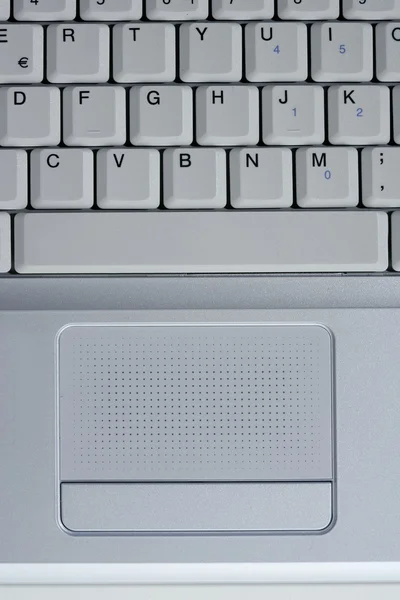 Computer laptop keywboard closeup macro — Stock Photo, Image