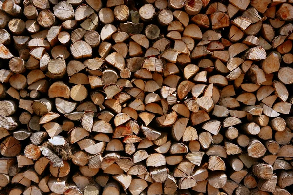 Taglio legna da ardere stack log come modello — Foto Stock