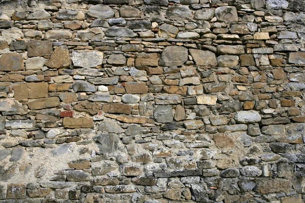 Старая каменная кладка из серого камня — стоковое фото
