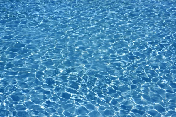 青い背景夏プール水テクスチャ — ストック写真
