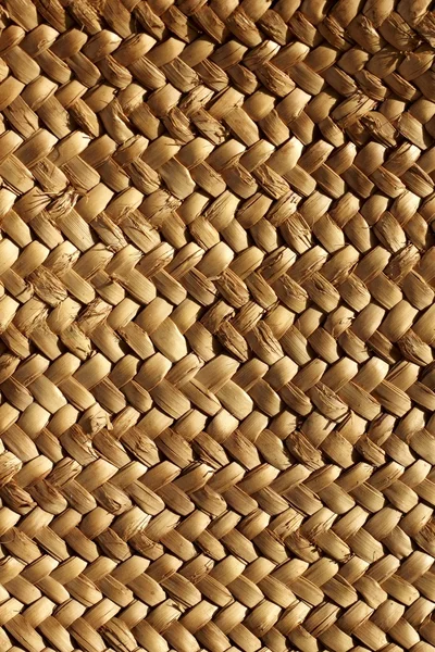 手工编织纹理天然植物性纤维 — 图库照片