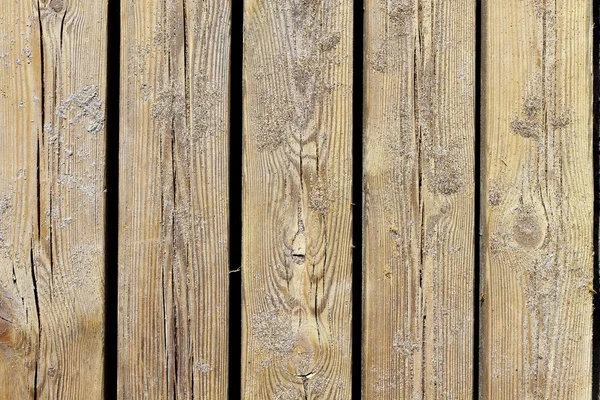 Idoso praia textura de madeira macro detalhe com areia — Fotografia de Stock