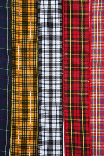 stock image Scottish tartan fabric tapes pattern background