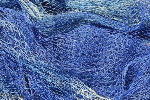 Fishing trammel net tackle texture in Gandia port — Stock Photo ©  lunamarina #44042239
