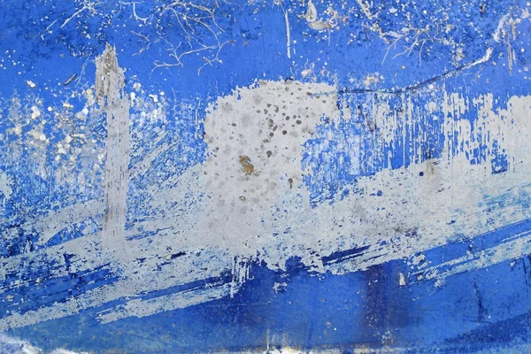 Синий гранж стареет текстура стены краски фон — стоковое фото