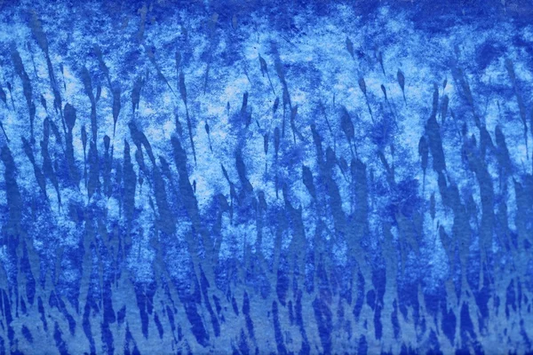 岁的蓝 grunge 漆墙纹理背景 — 图库照片