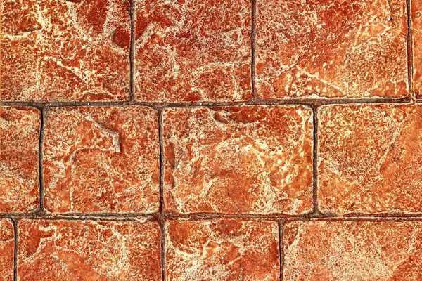 Textura de pavimento de cemento de hormigón impreso in situ —  Fotos de Stock