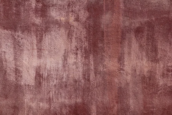 老年的 grunge 红色水泥漆墙纹理 — 图库照片