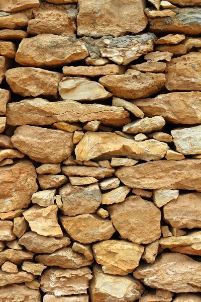 Sten murverk detalj på Balearerna — Stockfoto