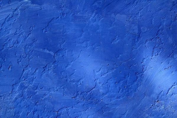 Blauwe muur textuur grunge achtergrond — Stockfoto