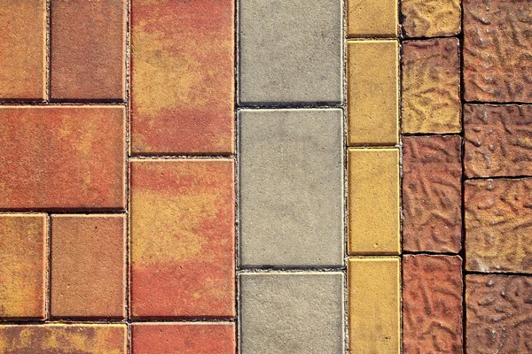 Piso de pavimento textura exterior colorido — Fotografia de Stock