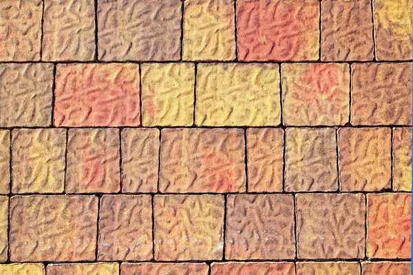 Revêtement de sol extérieur texture colorée — Photo