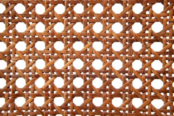 Textura de vime de cadeira de thonet artesanal — Fotografia de Stock