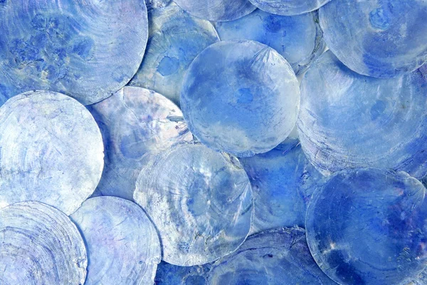 Matka perła okrąg niebieski wzór — Zdjęcie stockowe