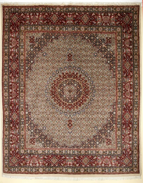 Arabischer Teppich farbenfrohe persisch islamische Handarbeit — Stockfoto