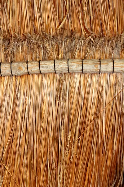 Palapa tropical Mexico wood cabin roof detail — Stock Photo, Image