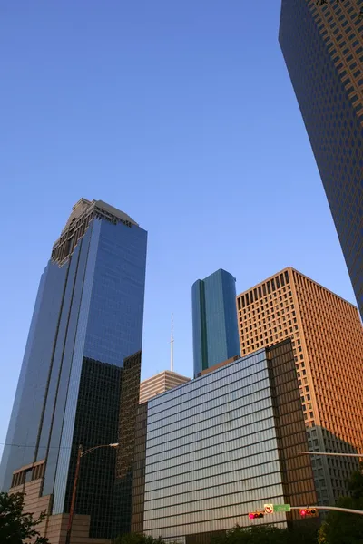 Houston downtown city urban buildings — Stock Photo, Image