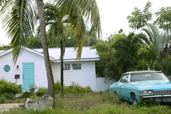 stock image Key West vintage parked car in South Florida