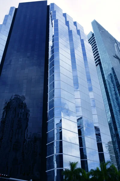 Downtown miami urbana staden skyskrapor byggnader — Stockfoto